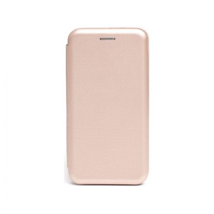 Smart Diva fliptok iPhone 13 Mini oldalra nyíló tok ívelt sarkokkal rose gold