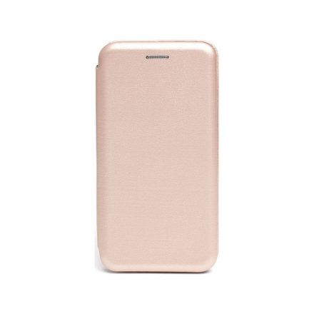 Smart Diva fliptok iPhone 13 Pro oldalra nyíló tok ívelt sarkokkal rose gold