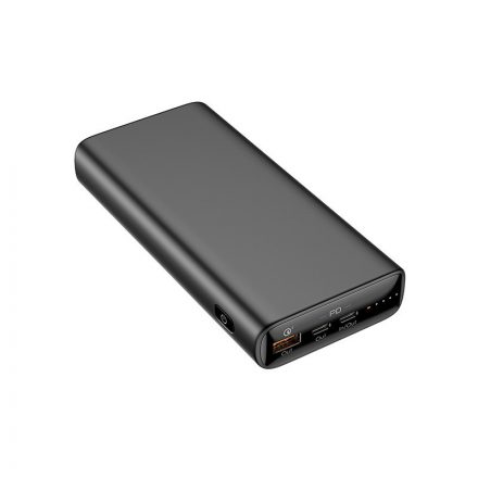 Power Bank 20000 mAh Veger T65A PD 45/65W QC 3.0 fekete