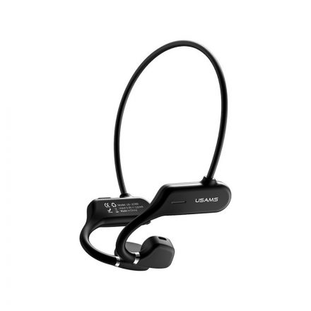 Bluetooth fülhallgató, stereo headset Usams JC Sport fekete