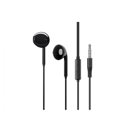 Vezetékes fülhallgató, headset 3,5 mm-es Jack csatlakozóval Borofone BM54 Maya fekete