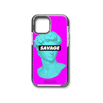 Mintás telefontok Savage iPhone 12 Mini YooUp fekete