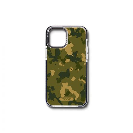 Mintás telefontok Military iPhone 12 Pro Max YooUp barna-fekete