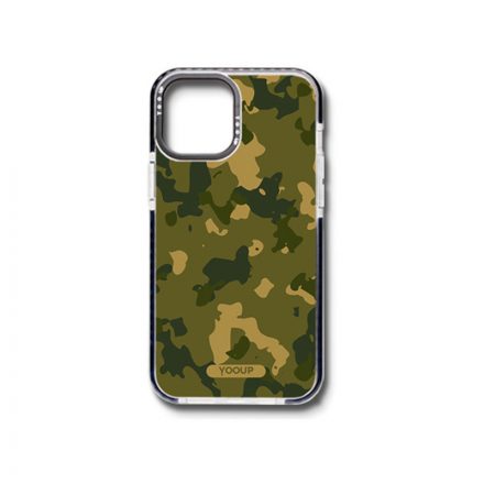 Mintás telefontok Military iPhone 13 Mini YooUp barna-fekete