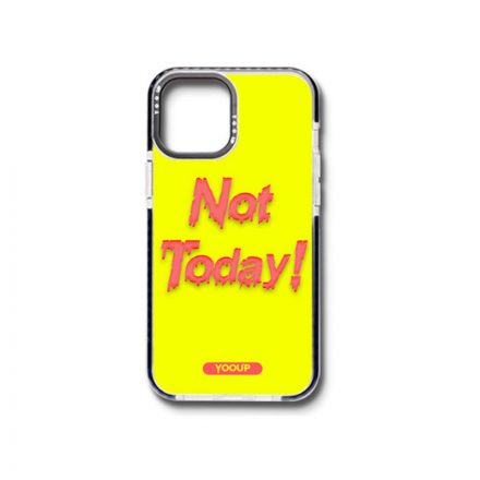 Mintás telefontok Not Today iPhone 12/12 Pro YooUp fekete