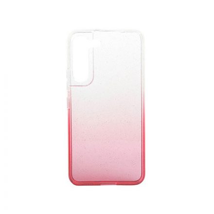 Színátmenetes csillogós TPU telefontok Samsung Galaxy S22 S901 Pink