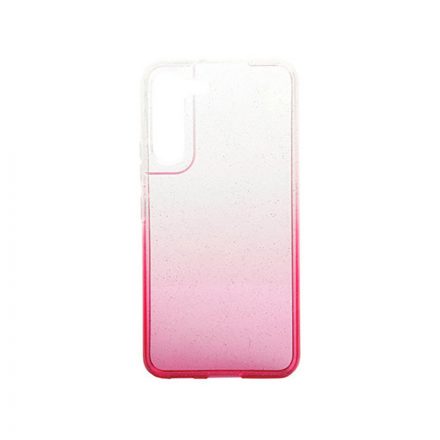 Színátmenetes csillogós TPU telefontok Samsung Galaxy S22 Plus S906 Pink