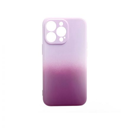 Színátmenetes lila gumis TPU tok iPhone 13 Pro TJ