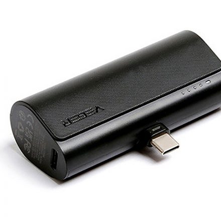 Power Bank 5000 mAh Type-C Veger PlugOn L V0556 PD20W/PD18W fekete