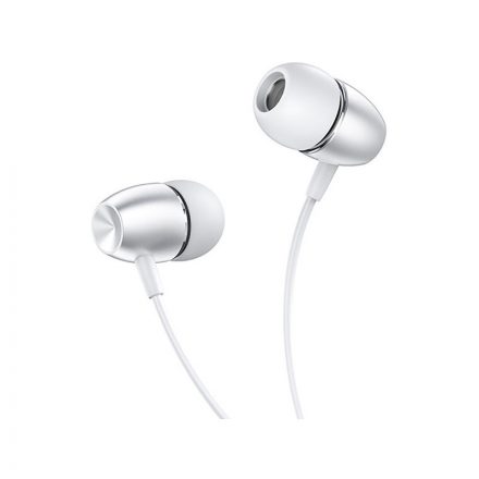 Vezetékes fülhallgató, headset 3,5 mm-es Jack csatlakozóval Borofone BM57 Platinum ezüst