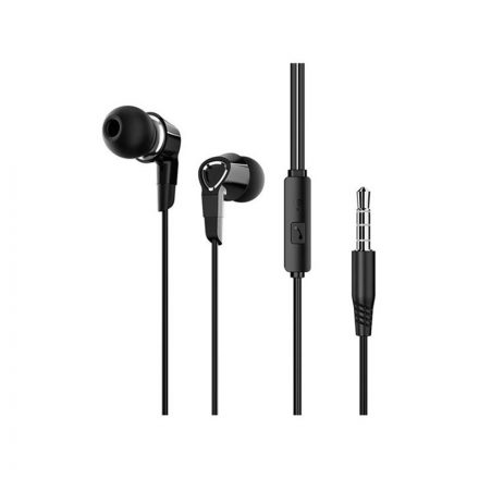 Vezetékes fülhallgató, headset 3,5 mm-es Jack csatlakozóval Borofone BM47 Dream fekete