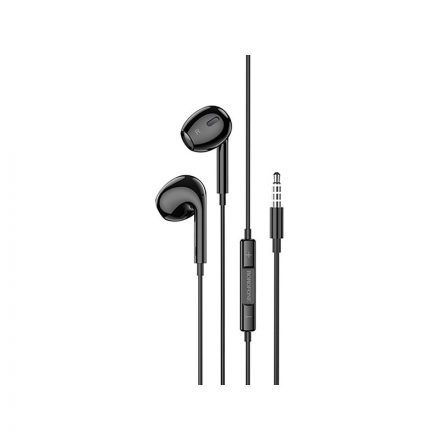 Vezetékes fülhallgató, headset 3,5 mm-es Jack csatlakozóval Borofone BM30 Pro Original fekete