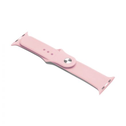 Szilikon óraszíj Apple Watch 1-3: 38 mm/Watch 4-6: 40 mm/Watch 7: 41 mm pink