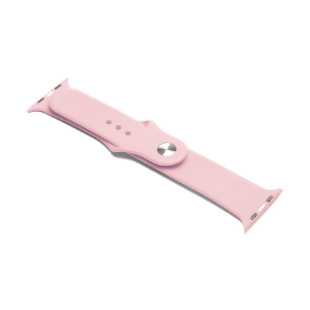 Szilikon óraszíj Apple Watch 1-3: 42 mm/Watch 4-6: 44 mm/Watch 7: 45 mm pink