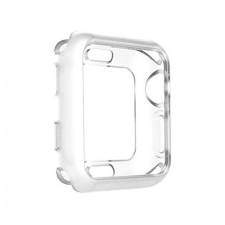 TPU szilikon óratok Apple Watch 1-3: 38 mm átlátszó