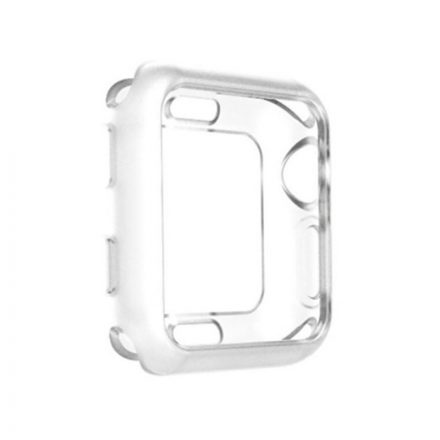 TPU szilikon óratok Apple Watch 4-6: 44 mm átlátszó