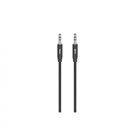 3.5 mm-es Jack csatlakozós audiókábel 1 méter Inkax Audio Line AL-21 fekete 