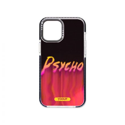 Mintás telefontok Psycho iPhone 13 Pro YooUp fekete kerettel