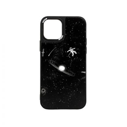 Mintás telefontok Űrséta iPhone 13 Pro YooUp fekete kerettel