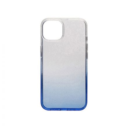 Színátmenetes csillogós Tpu telefontok iPhone 14 Plus 6.7 colos kék