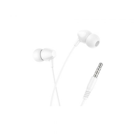 Vezetékes fülhallgató, headset 3,5 mm-es Jack csatlakozóval Hoco M94 Universal fehér