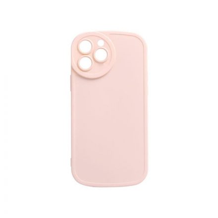 Lekerekített matt TPU telefontok iPhone 12 6.1 colos YooUp Rounded Matte rózsaszín