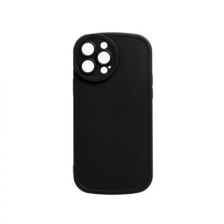 Lekerekített matt TPU telefontok iPhone 13 Pro Max 6.7 colos YooUp Rounded Matte fekete