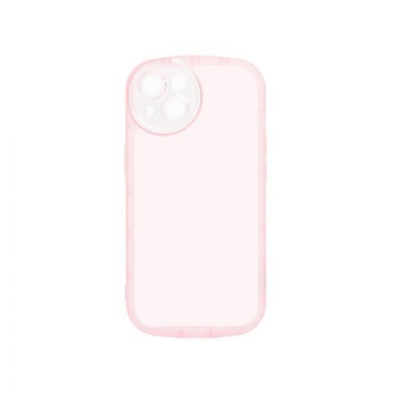 Lekerekített átlátszó TPU telefontok iPhone 14 6.1 colos YooUp Rounded Transparency pink