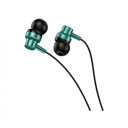 Vezetékes fülhallgató, headset 3,5 mm-es Jack csatlakozóval Jokade JD016 türkiz