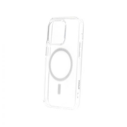 Magsafe-es TPU telefontok iPhone 14 6.1 colos YooUp Magnetic átlátszó