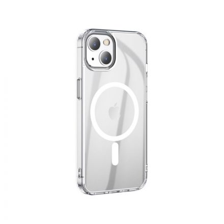 Magsafe-es TPU telefontok iPhone 14 6.1 Hoco Magnetic Transparent átlátszó