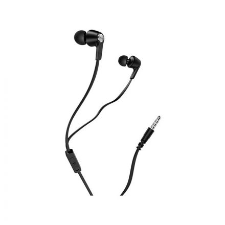 Vezetékes fülhallgató, headset 3,5 mm-es Jack csatlakozóval Borofone BM37 Noble fekete