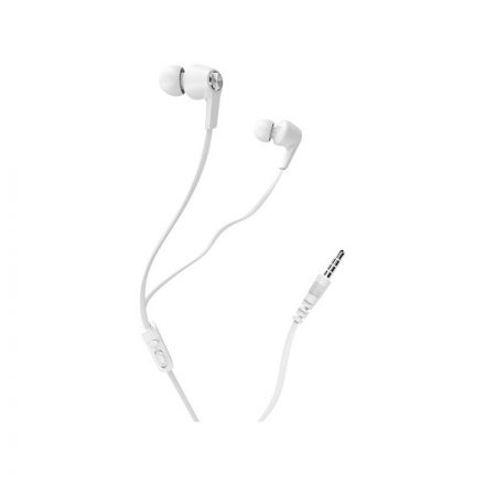 Vezetékes fülhallgató, headset 3,5 mm-es Jack csatlakozóval Borofone BM37 Noble fehér