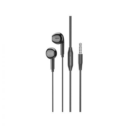 Vezetékes fülhallgató, headset 3,5 mm-es Jack csatlakozóval Borofone BM71 fekete