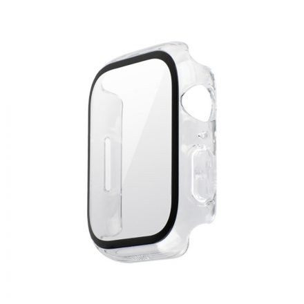 Átlátszó óratok védőfóliával Apple Watch 7/8 41 mm Hoco WS3 Shadow 3D