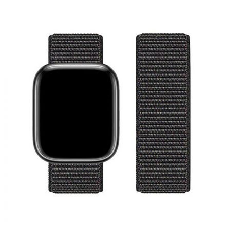 Tépőzáras óraszíj Apple Watch 42/44/45/49 mm Hoco WA02 Original fekete