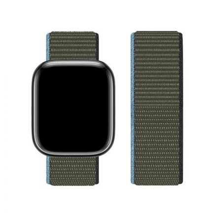 Tépőzáras óraszíj Apple Watch 38/40/41 mm Hoco WA02 Original sötétzöld