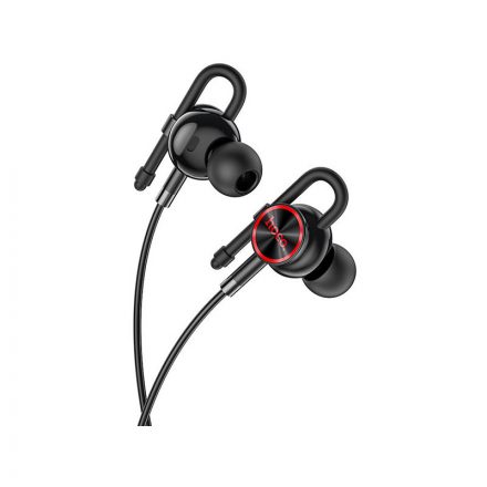 Vezetékes fülhallgató, headset 3,5 mm-es Jack csatlakozóval Hoco M84 Perfection fekete