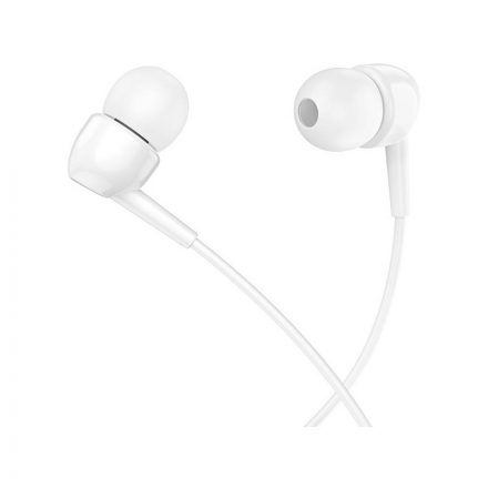 Vezetékes fülhallgató, headset 3,5 mm-es Jack csatlakozóval Hoco M99 Celestial fehér