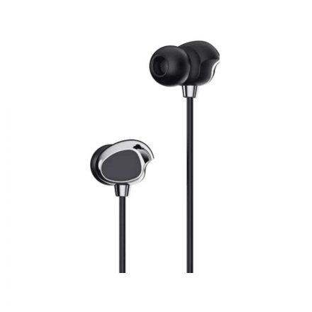 Vezetékes fülhallgató, stereo headset XO EP53 Metal 3.5 mm-es Jack csatlakozóval fekete