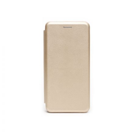 Smart Diva fliptok Samsung Galaxy A34 5G oldalra nyíló mágneses telefontok ívelt sarkokkal arany