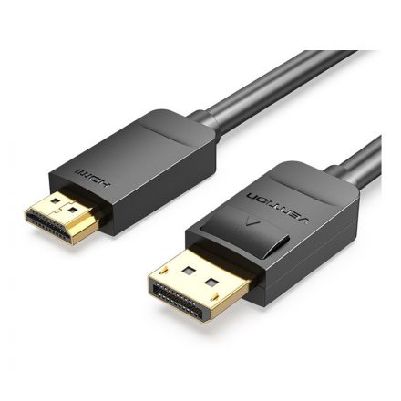 DP/HDMI kábel 2 méter Vention HADBH fekete