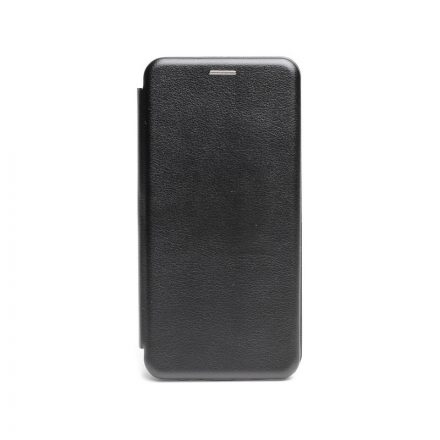 Smart Diva fliptok Samsung Galaxy A14 4G A145R/A14 5G A146P oldalra nyíló mágneses telefontok ívelt sarkokkal fekete