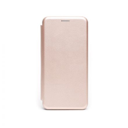 Smart Diva fliptok Samsung Galaxy A14 4G A145R/A14 5G A146P oldalra nyíló mágneses telefontok ívelt sarkokkal rose gold