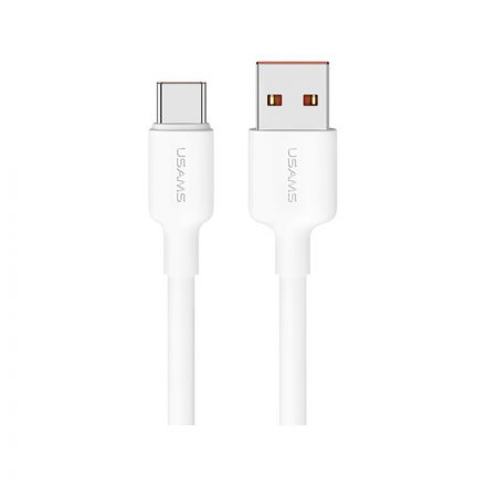 Töltő és adatkábel USB/Type-C csatlakozókkal Usams SJ601 U84 3A 1 méter fehér