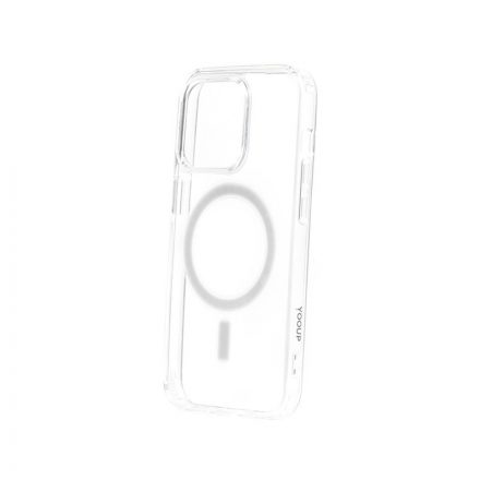 TPU telefontok magsafe iPhone 15 Pro Max 6.7 colos YooUp Magnetic átlátszó