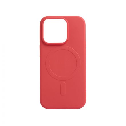 TPU magsafe telefontok iPhone 15 Pro 6.1 colos YooUp Magnetic Pastell piros