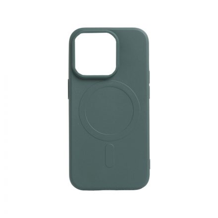 TPU magsafe telefontok iPhone 15 Pro 6.1 colos YooUp Magnetic Pastell sötétzöld