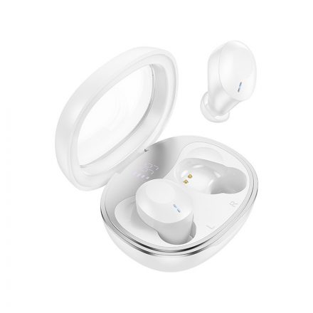 Bluetooth fülhallgató, stereo TWS headset Hoco EQ3 Smart fehér