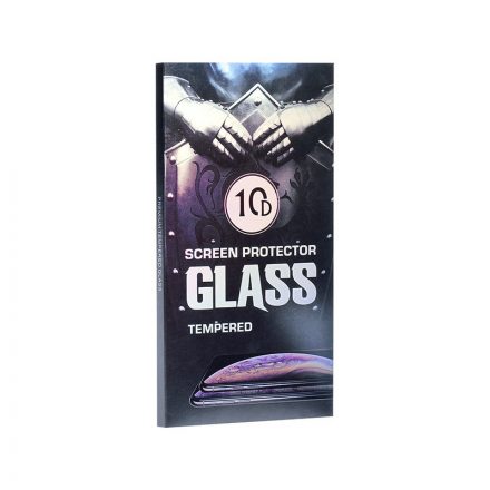 Karc és ütésálló üvegfólia fekete kerettel iPhone 15 6.1 col 10D